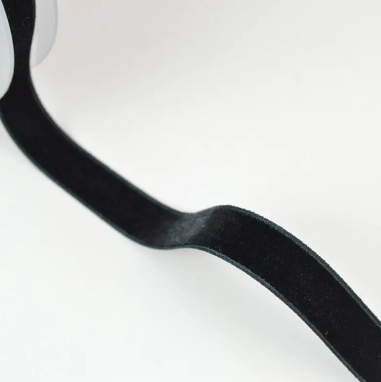 Ruban velours Noir, 16mm, .