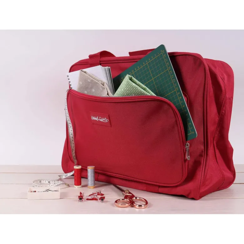 Sac de transport pour machine à coudre - Rouge