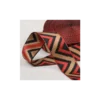 Sangle jacquard Ethnique 38mm - Chevron rouge, camel et noir