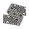 Sangle jacquard Ethnique 38mm - Noir