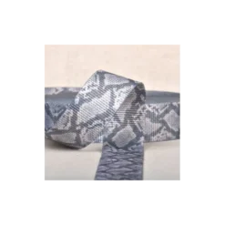 Sangle peau de serpent Gris clair - 38mm