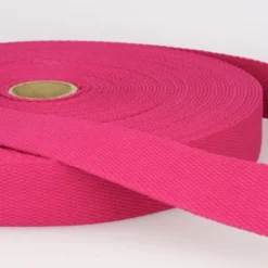 Sangle renforcée en coton pour sac coloris Fuchsia