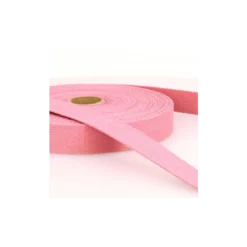 Sangle renforcée 30mm en coton pour sac coloris Vieux rose