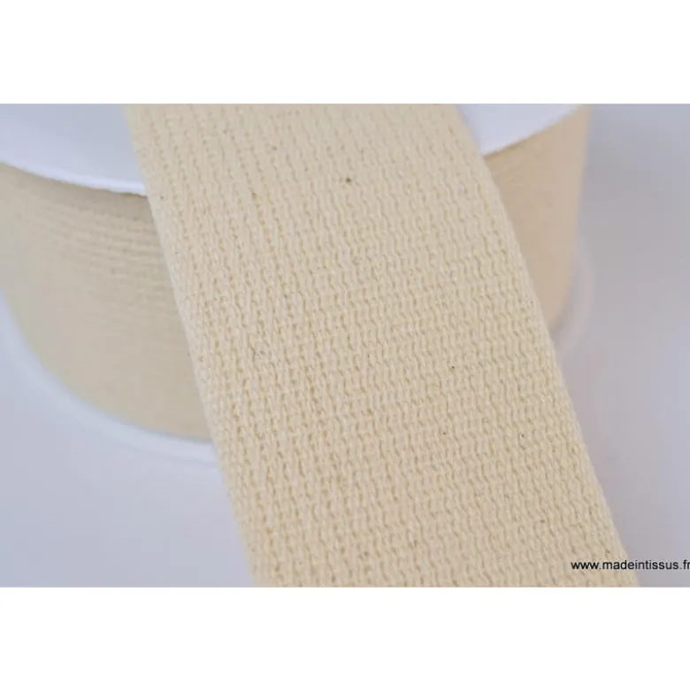 Sangle rigide Coloris Crème Largeur 50mm