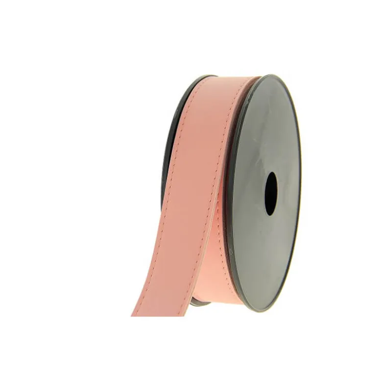 Sangle simili cuir 30mm rose