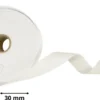 Sangle souple 30mm en coton - Blanc