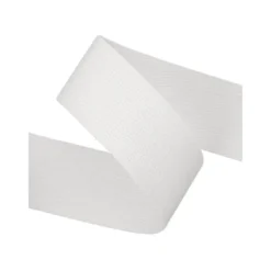 Sangle souple 38mm en coton - Blanc
