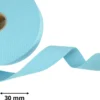Sangle souple 30mm en coton - Bleu Ciel