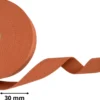 Sangle souple 30mm en coton - Terracotta