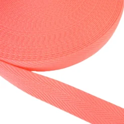 Sangle souple 30mm - orange fluo