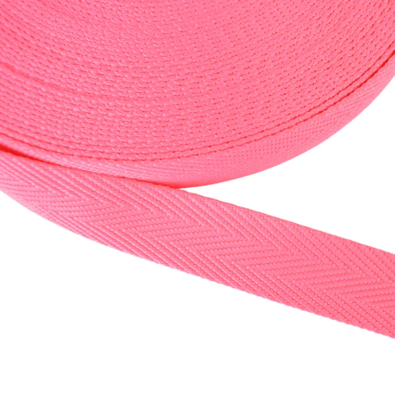 Sangle souple 30mm - Rose fluo