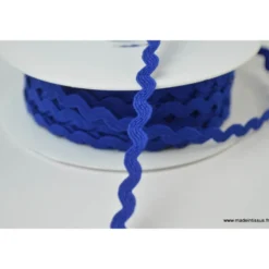 Serpentine Croquet uni Bleu Royal 9mm x1m