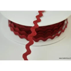 Serpentine Croquet uni Rouge Hermes 9mm x1m