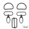 Set d'accessoires pour sac - 30mm - Noir