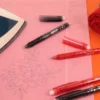 Stylo effaçable au fer à repasser Kekalor - Noir