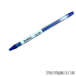Stylo effaçable à l'eau - coloris Bleu