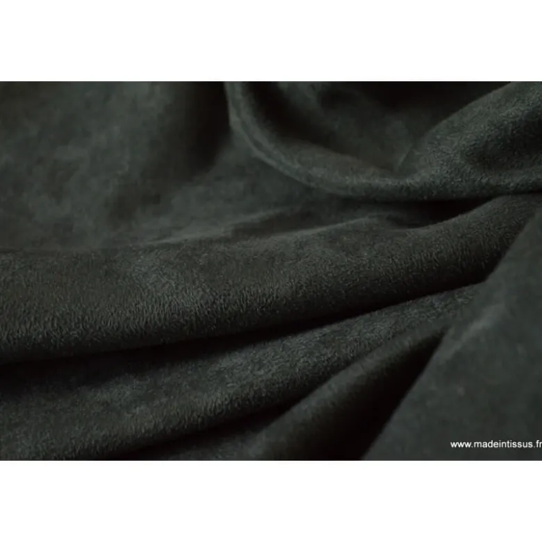 Suedine ameublement anthracite