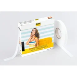 Support Droit fil thermocollant 15mm vlieseline blanc - Au mètre