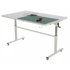 Table de couture ajustable Blanche