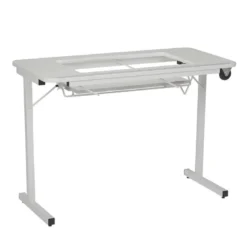 Table de couture pliante - Blanche