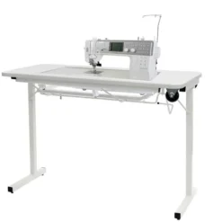 Table de couture pliante - Blanche