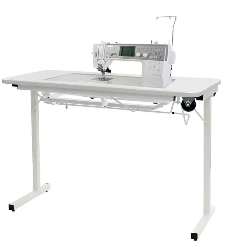 Table de couture pliante - Blanche