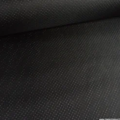 Tissu antidérapant sergé polyester noir
