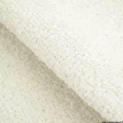 Tissu bouclette d'ameublement Beira écru