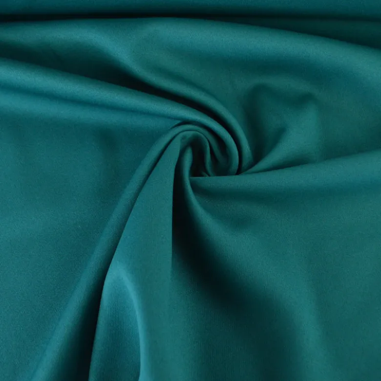 Tissu Burlington Bi-Stretch Vert emeraude