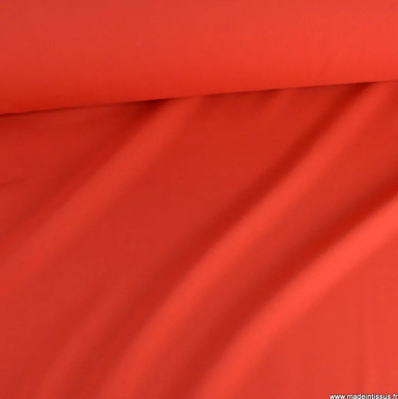 Tissu Burlington Rouge au mètre