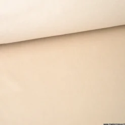 Tissu chino sergé Stretch Beige