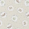 Tissu coton Aelia motif lapins, loutres et grenouilles -OEKO TEX