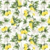 Tissu coton Citronnade motif citrons jaune - OEKO TEX