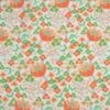 Tissu coton Clodette motifs fleurs vintage fond ivoire - OEKO TEX