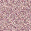 Tissu coton Enduit Barbara motif fleurs violettes fond écru