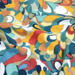 Tissu coton enduit Splash multicouleur