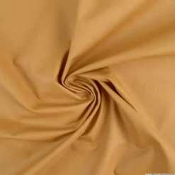 Tissu coton Enduit uni Camel -Oeko tex