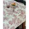 Tissu coton Gabrielle toile de Jouy - Aspect Lin