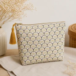 Tissu coton Gaudi écailles Beige - OEKO TEX