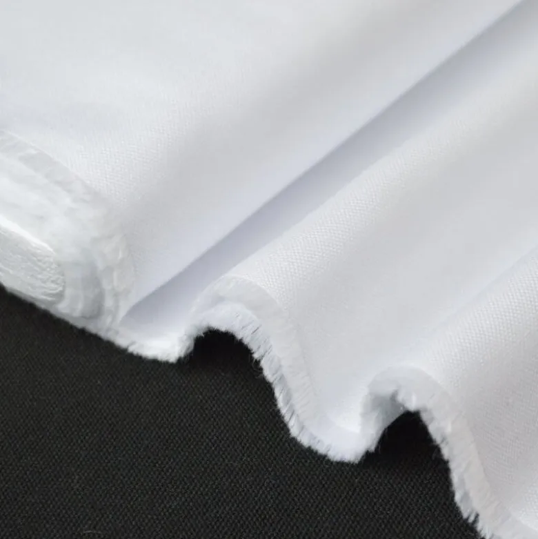 Tissu coton haut de gamme pour chemise oxford blanc