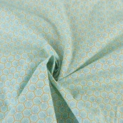 Tissu coton imprimé Riad Aqua - OEKO TEX