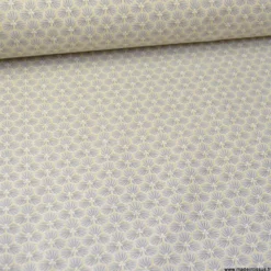 Tissu coton imprimé Riad Taupe - OEKO TEX