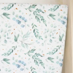 Tissu Coton Ito motif eucalyptus et feuillage - OEKO TEX