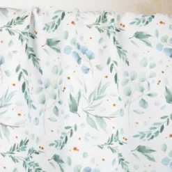 Tissu Coton Ito motif eucalyptus et feuillage - OEKO TEX