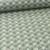 Tissu coton Jacinthe imprimé écailles grises - OEKO TEX
