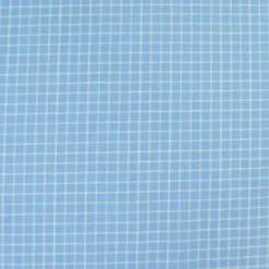 Tissu coton Jules à carreaux coloris bleu et blanc - OEKO TEX