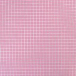 Tissu coton Jules à carreaux coloris Rose fané et blanc - OEKO TEX