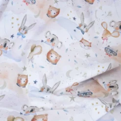 Tissu coton Minoe motif animaux - OEKO TEX