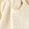 Tissu Coton OEKO TEX Kamar imprimé léopard fond écru