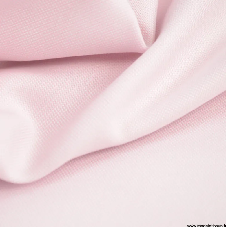 Tissu coton Oxford haut de gamme pour chemise Rose